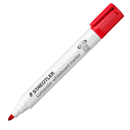 Picture of ST WHITEBOARD MARKER BULLET RED